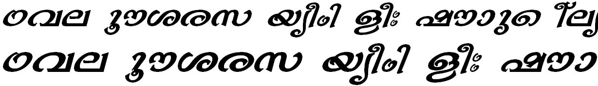 ML_TT_Bhavana Bold Italic Bangla Font