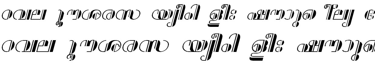 FML-TT-Aparna Bold Italic Malayalam Font