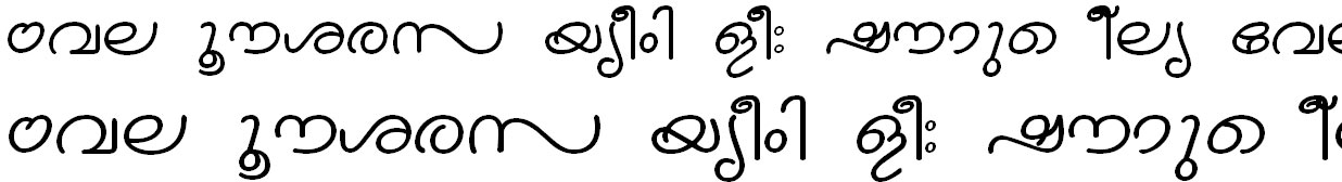FML-TT-Nandini Malayalam Font