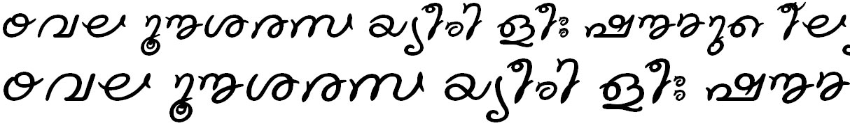 FML-TT-Poornima Malayalam Font