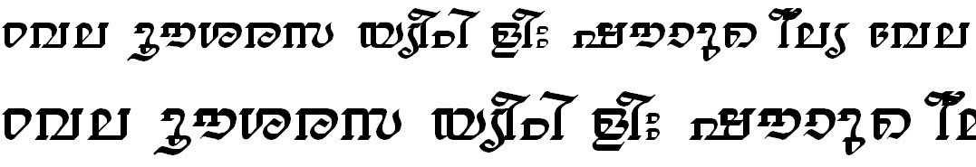 FML-TT-Thiruvathira Malayalam Font