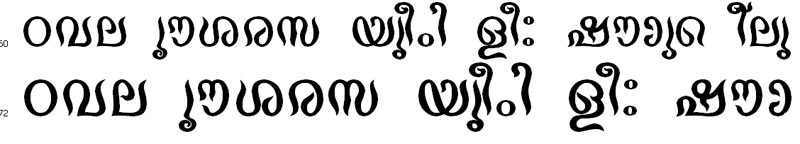 Chamheavy Malayalam Font