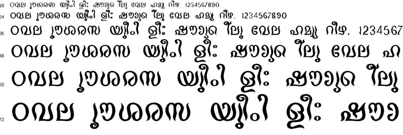 Chamheavy Malayalam Font