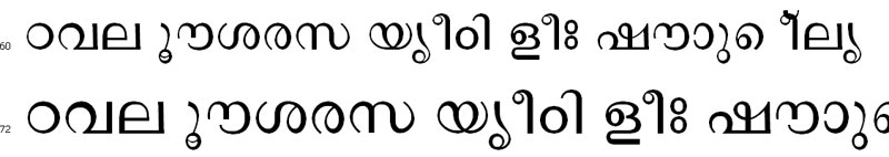 DeepaTB Malayalam Font