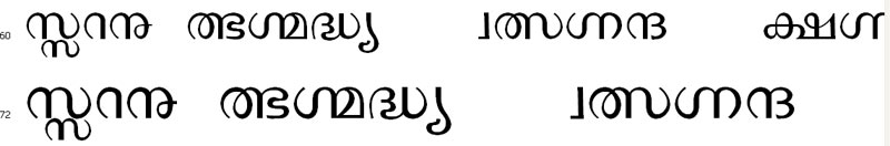 keralaLite Malayalam Font