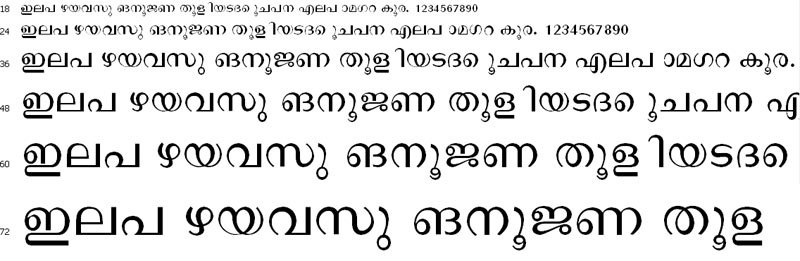 MalayalamAbe Malayalam Font