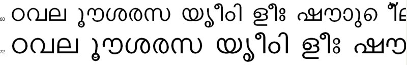 ML-TTKarthika Normal Malayalam Font