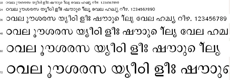 OyeMalayalam Malayalam Font