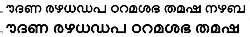 MLU-Panini Malayalam Font