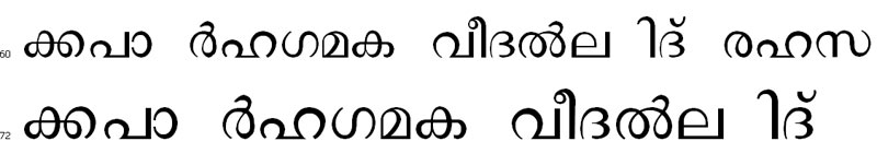 Vidya Normal Malayalam Font