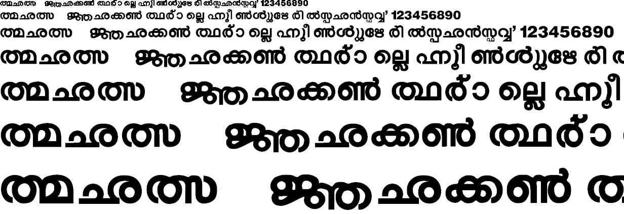 ML_Rani Malayalam Font