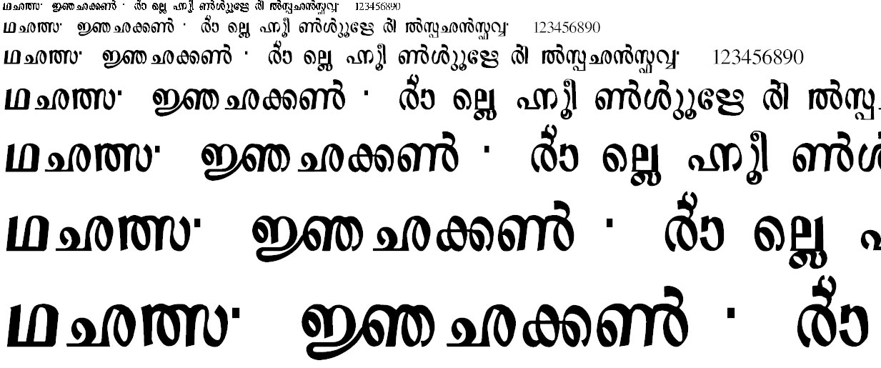 ML_Sre5 Malayalam Font