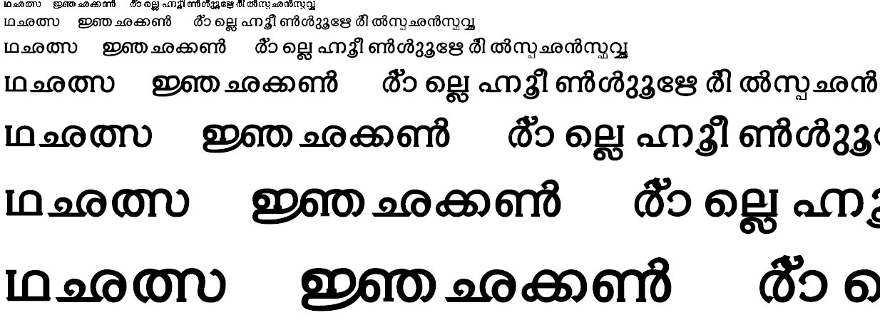 ML_Thoolika Malayalam Font
