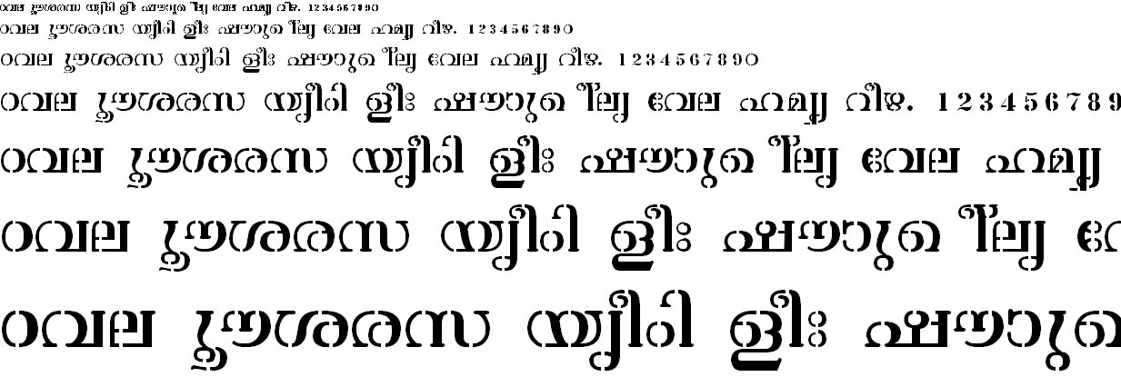ML_TT_Atchu Normal Malayalam Font