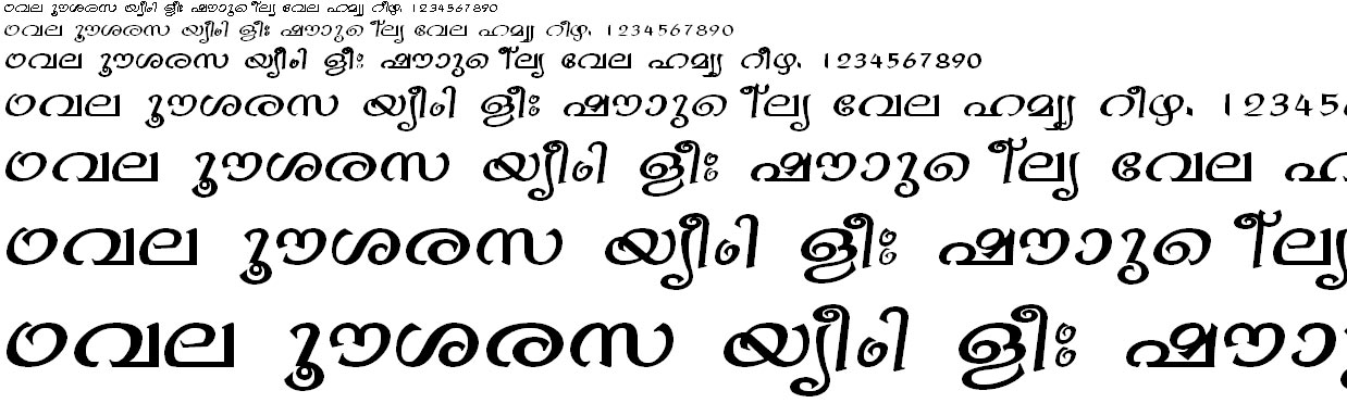 ML_TT_Bhavana Normal Malayalam Font