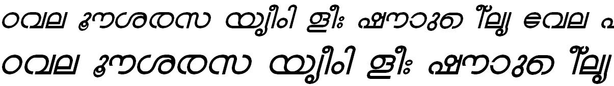 ML_TT_Chandrika Bold Italic Bangla Font