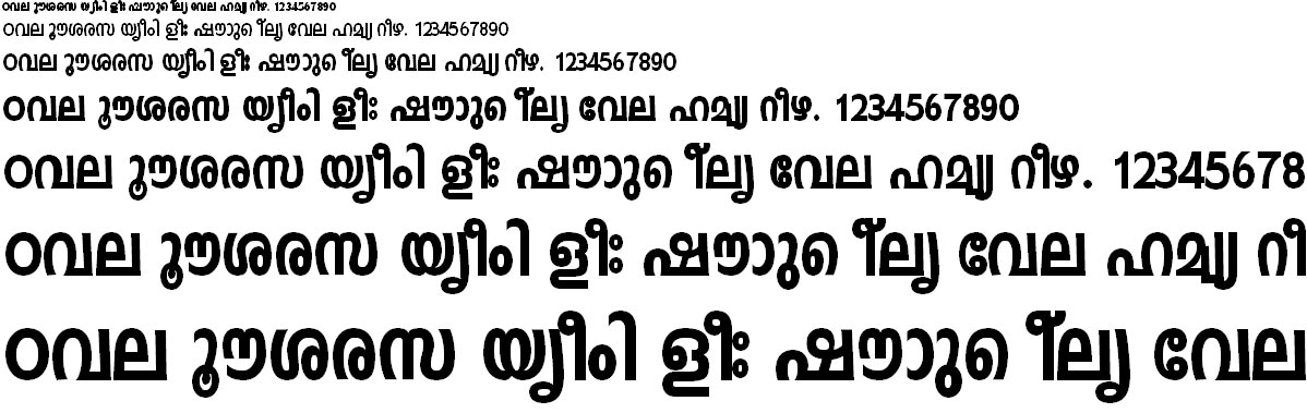 ML_TT_Indulekha Bold Italic Malayalam Font