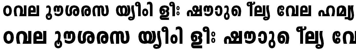 ML_TT_Leela Heavy Normal Malayalam Font