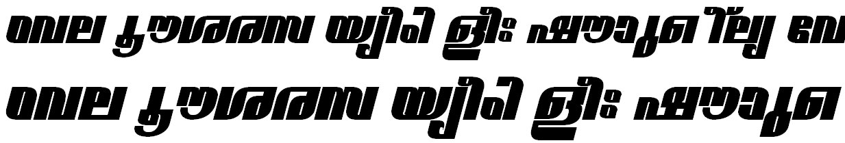 ML_TT_Naarmada ExBold Italic Bangla Font