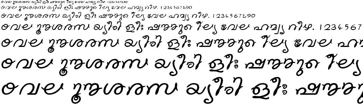 ML_TT_Poornima Normal Malayalam Font