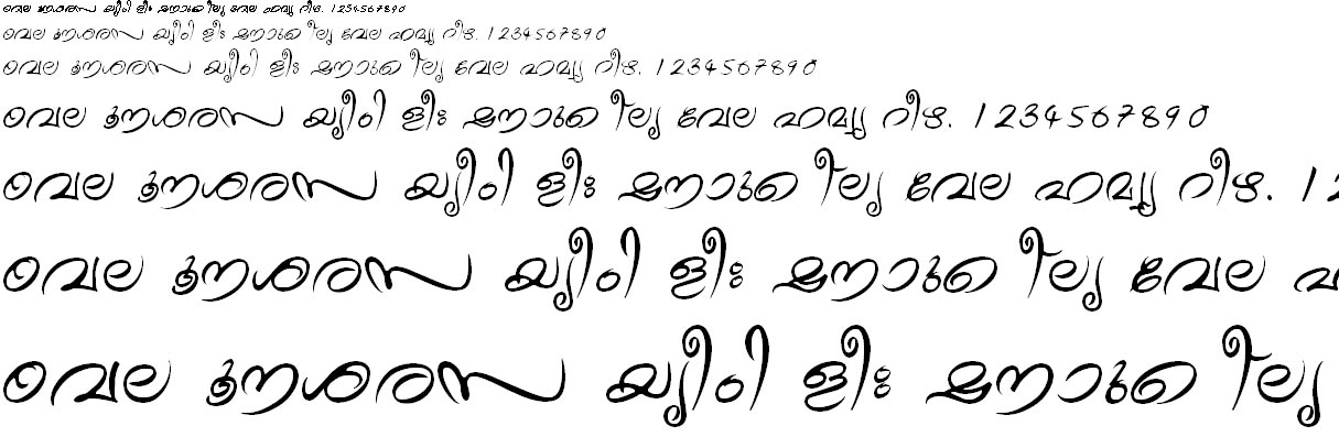 ML_TT_Theyyam Normal Malayalam Font