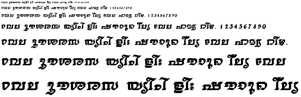 ML_TT_Thiruvathira Bold Malayalam Font