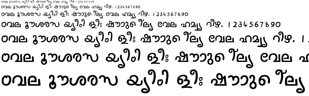 FML-Nanditha Malayalam Font