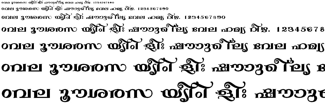 FML-TT-Anakha Bold Malayalam Font
