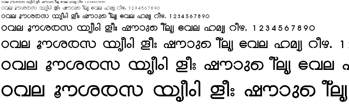 FML-TT-Chandrika Bold Malayalam Font