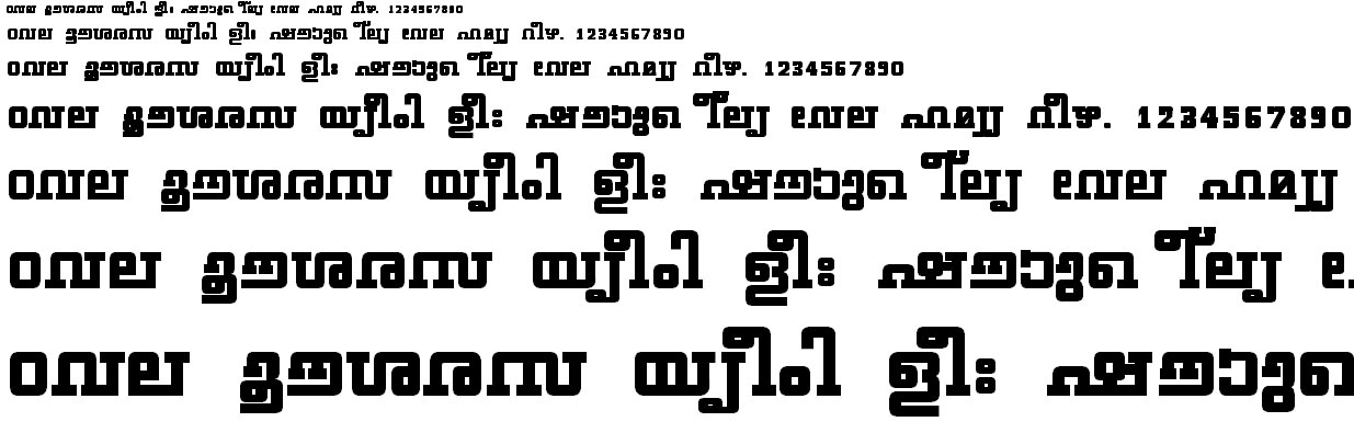FML-TT-Geethika Bold Malayalam Font