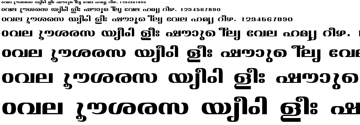 FML-TT-Jyothy Bold Malayalam Font