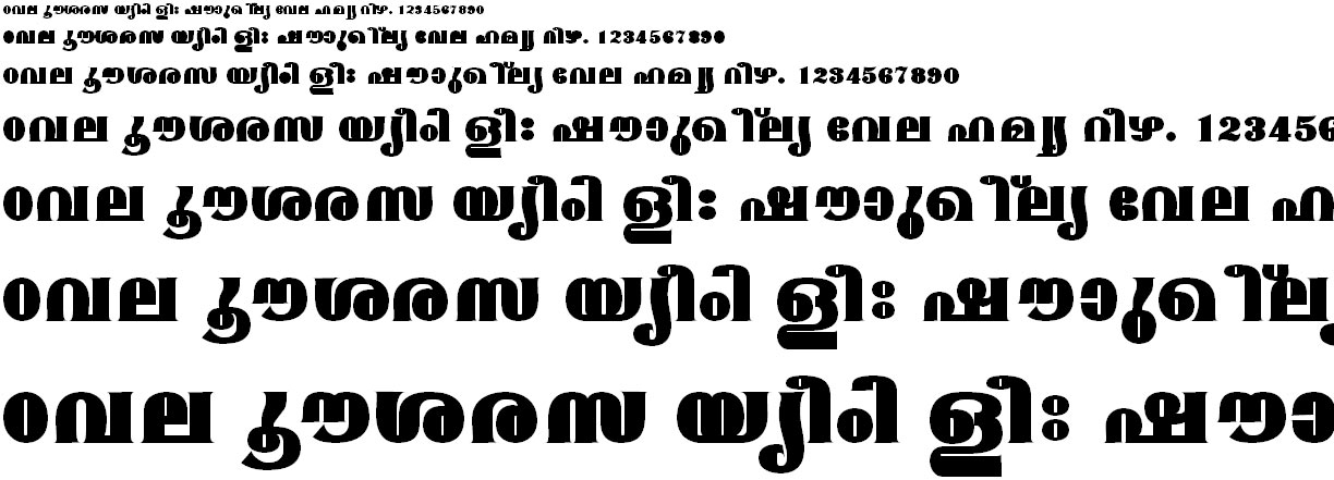 FML-TT-Mangala ExBold Malayalam Font