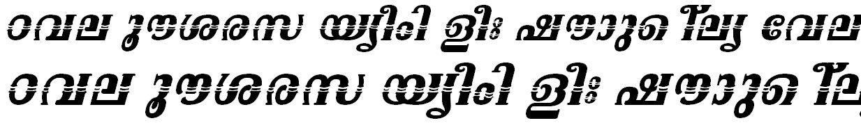 FML-TT-Onam Bold Italic Bangla Font